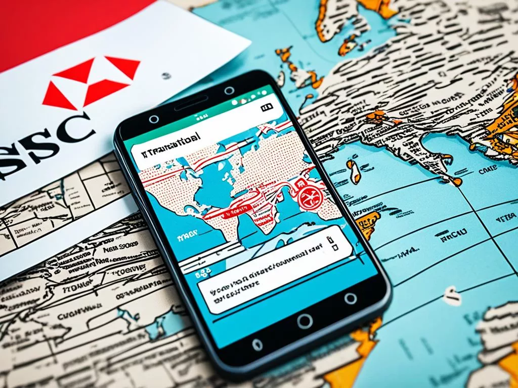 International transfer benefits with HSBC mobile app