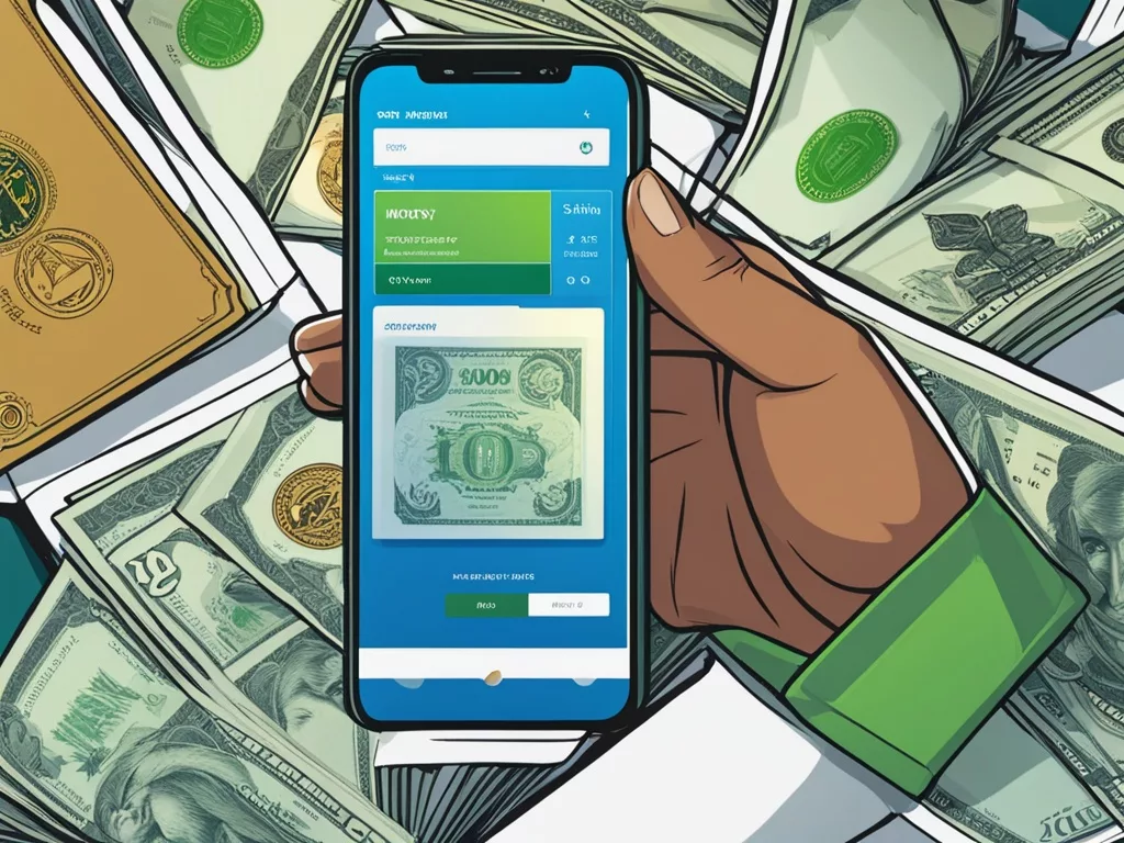 Money2India mobile app interface