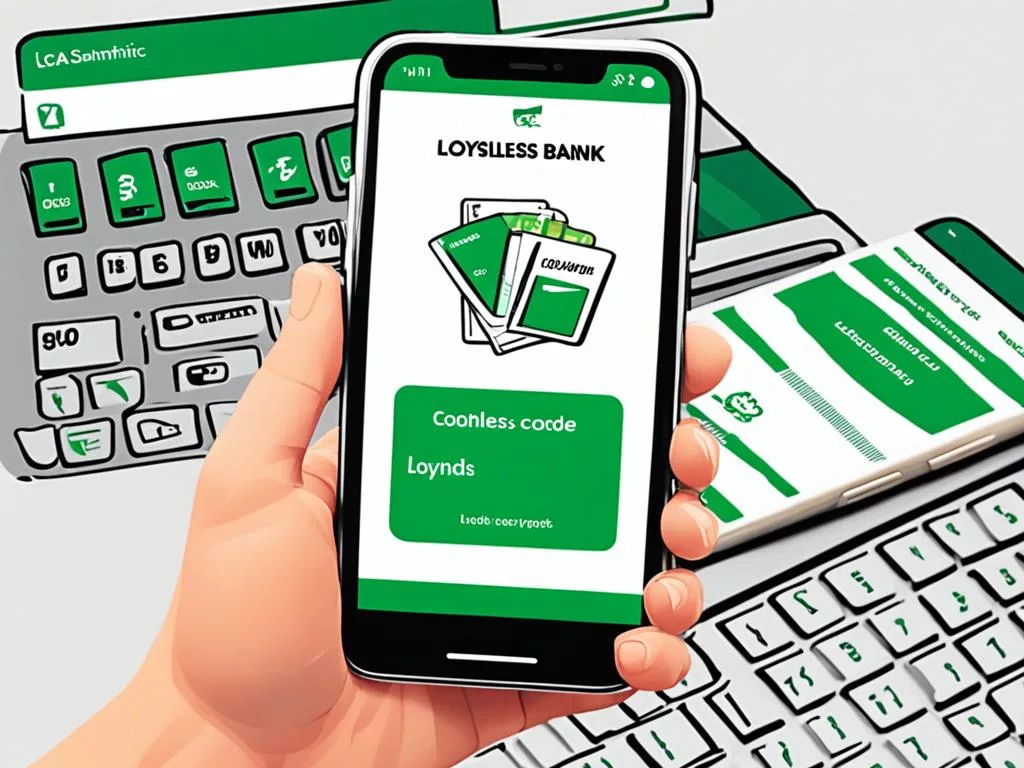 Lloyds Bank cashless withdrawal steps