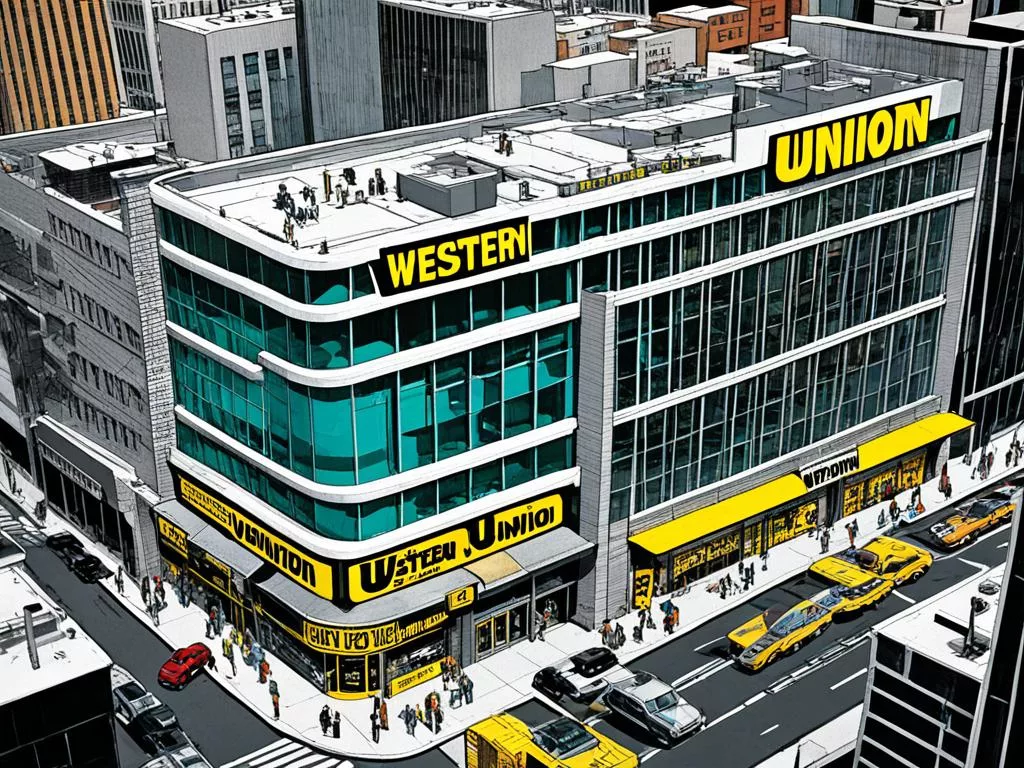 Western Union Store in the USA