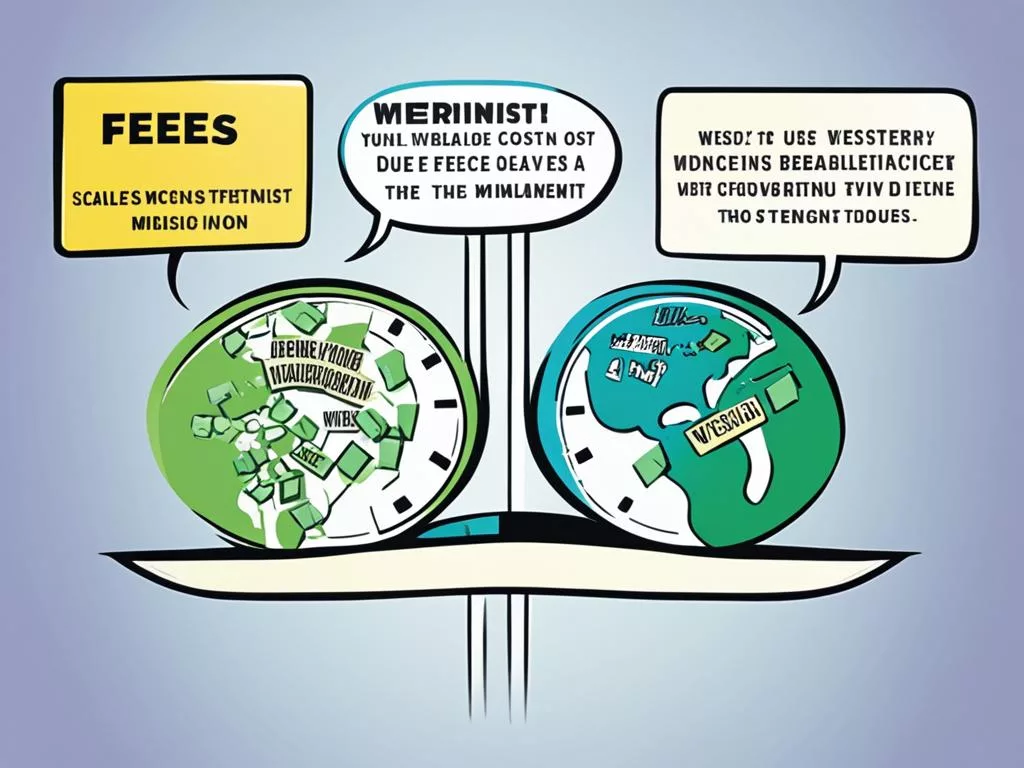 WorldRemit vs Western Union fees analysis