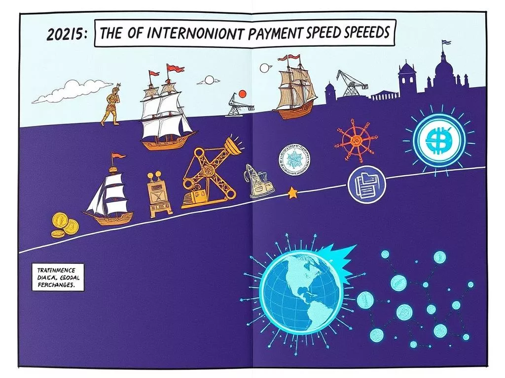 evolution of international payment speeds