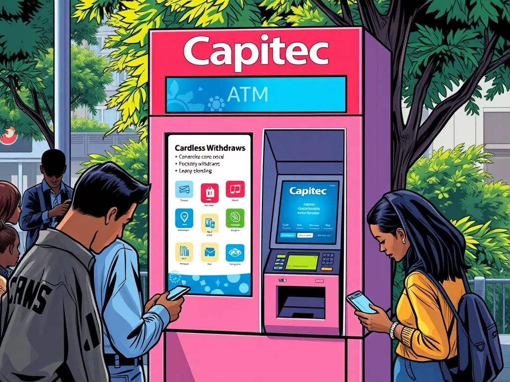 Guide to how to withdraw money from capitec atm without card