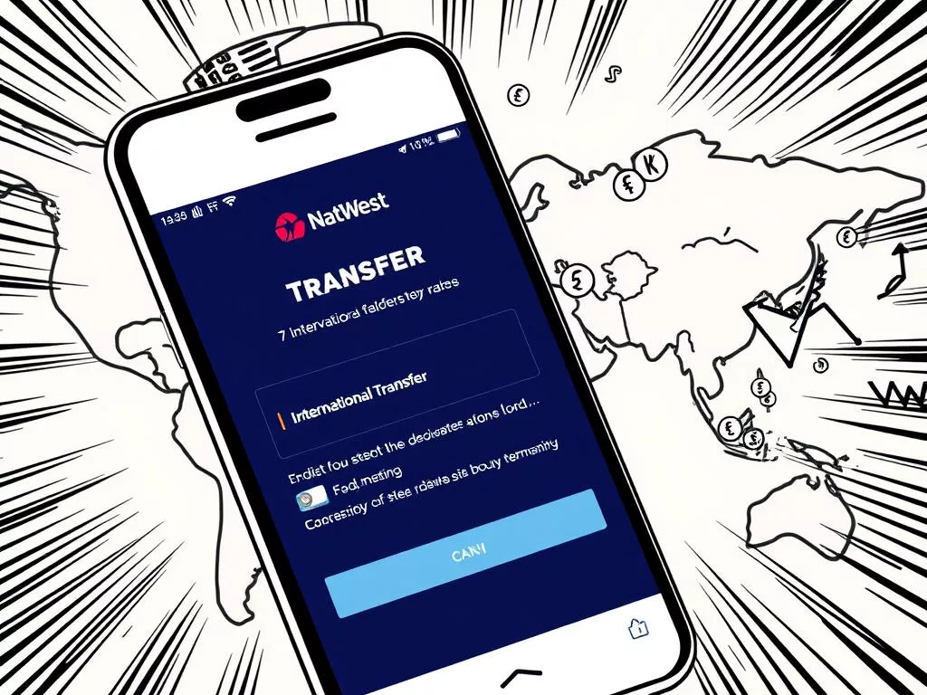 NatWest app international transfer