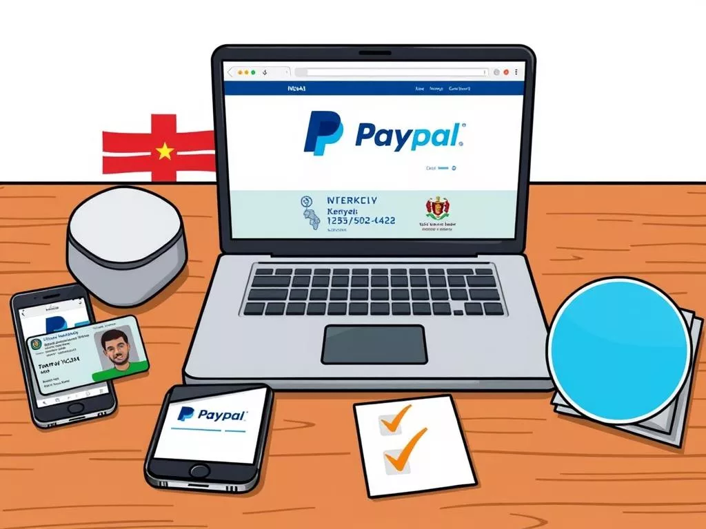 PayPal account requirements for Kenya setup