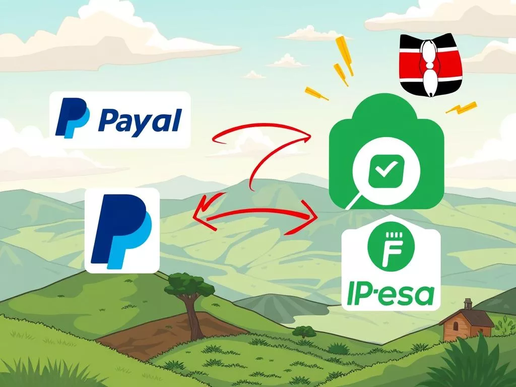 PayPal integration with M-Pesa service