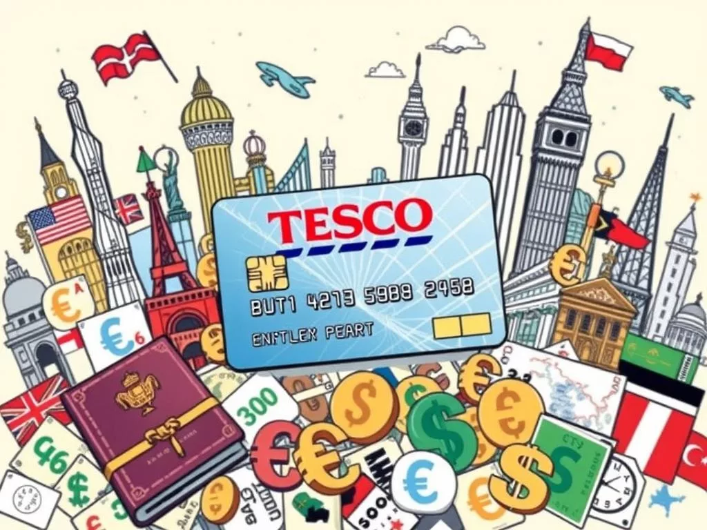 Tesco credit card fees abroad