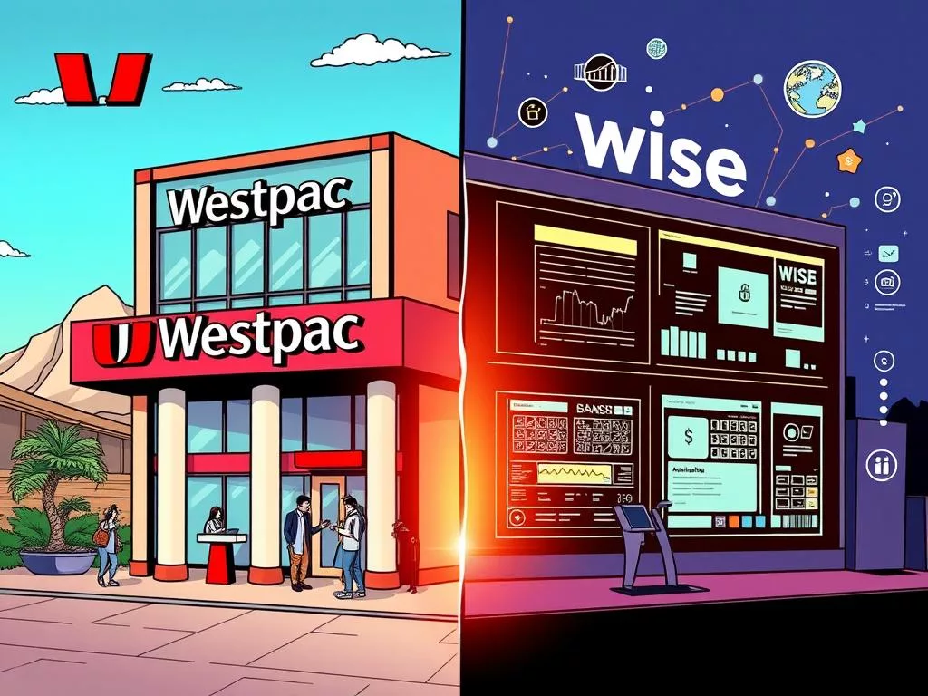 compare Westpac with Wise