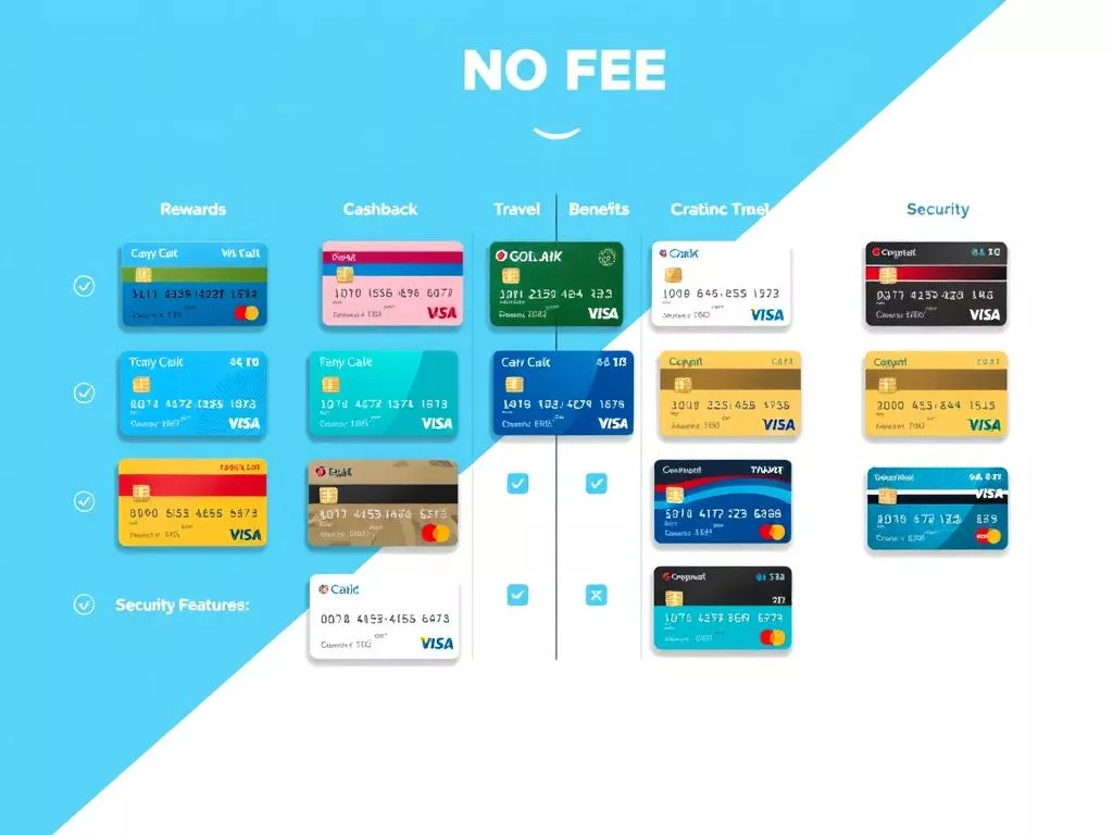 no fee credit cards comparison