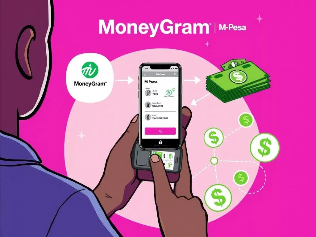 how to send money via MoneyGram to M-Pesa