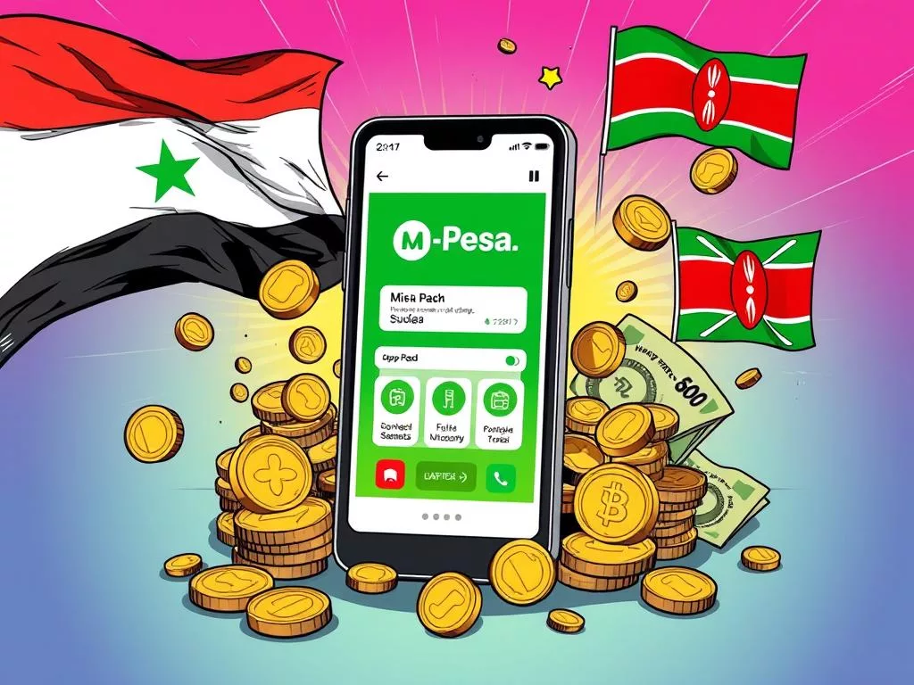 sending money via M-Pesa